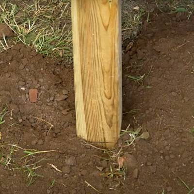 Securely Fix a Garden Arch