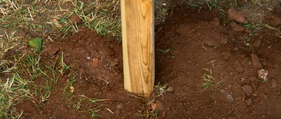 Securely Fix a Garden Arch
