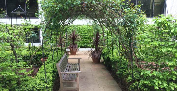 tunnel pergola walkway salters garden