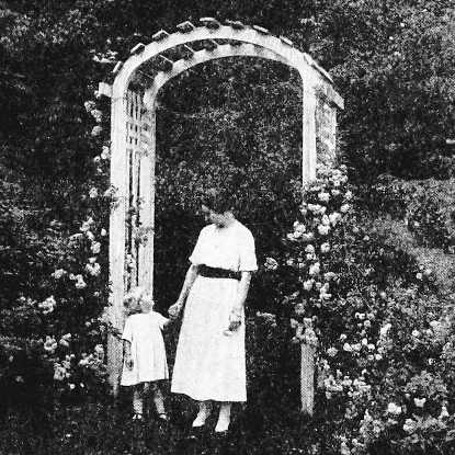Rose Arch used as a Garden Entrance gate